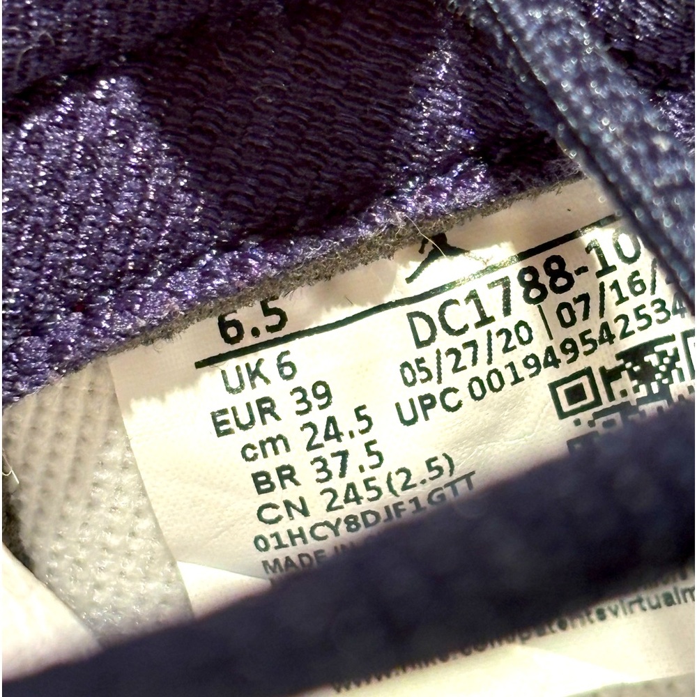 JORDAN 1 Retro High Women’s Midnight Navy Sneakers - Excellent Used Condition - Picture 5 of 5